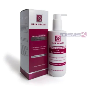 شیرپاکن گیاهی سه کاره کلین بیوتی مناسب پاکسازی، مرطوب‌سازی و ترمیم پوست