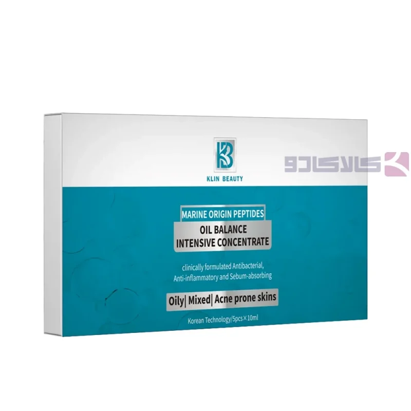 ویال کلین بیوتی مخصوص پوست چرب و جوش‌دار با اثر تنظیم سبوم و ضد التهاب